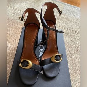 NTW Coach black High heel 5B